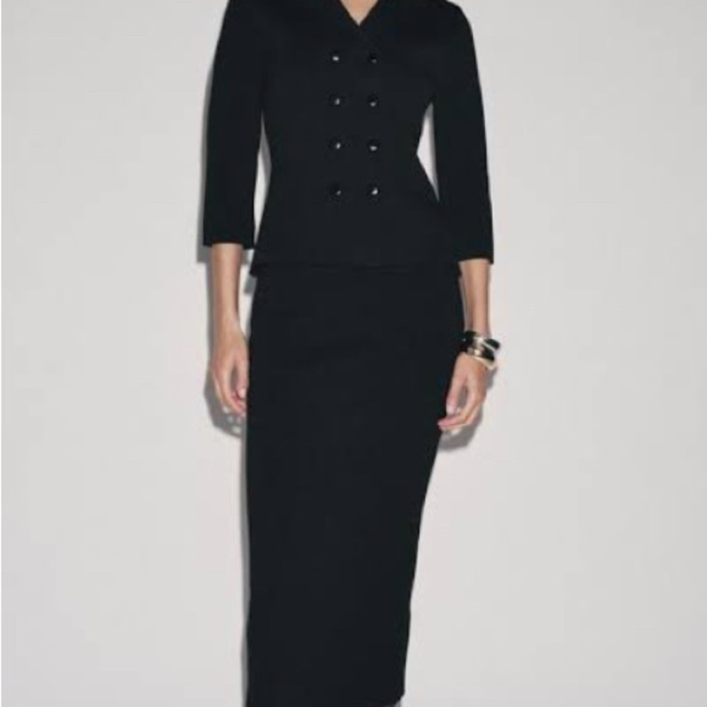 Zara Black Pencil Skirt